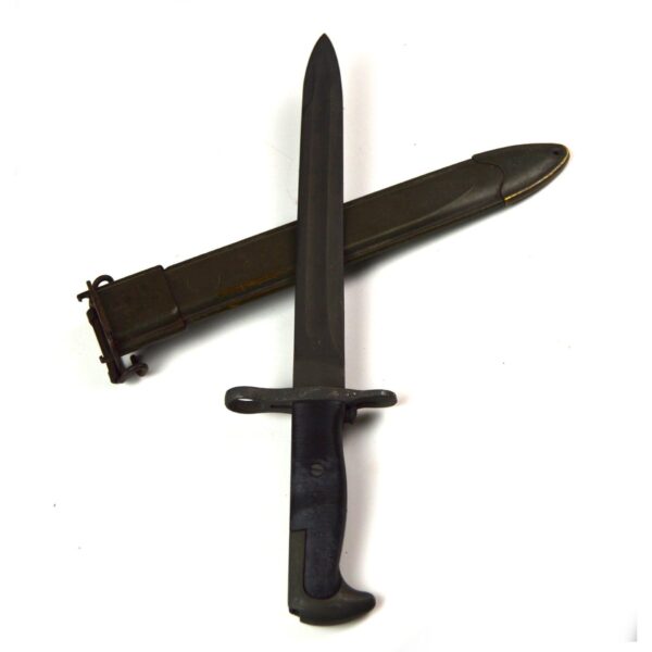 US M1905 2nd Pattern Shortened M1 Garand Bayonet by Utica Cutlery, Dated 1942 - Image 9
