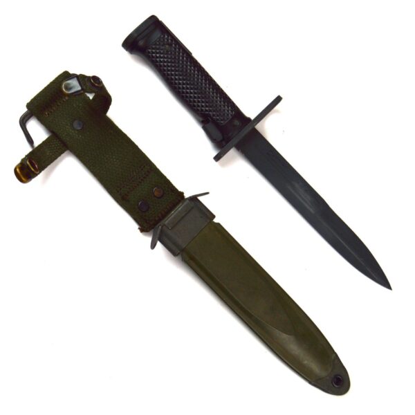 Original Vietnam War-Era US M6 Bayonet by Imperial Knife Co. in M8A1 Scabbard