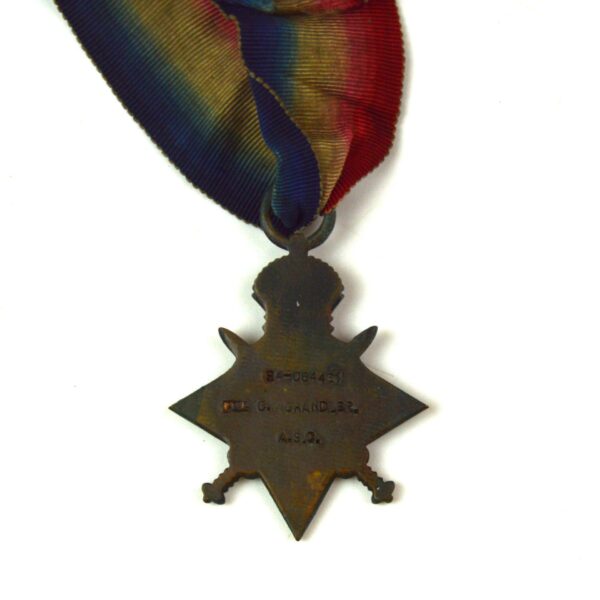 1914-15 Star, Private Charles William Chandler, Army Service Corps - Image 2
