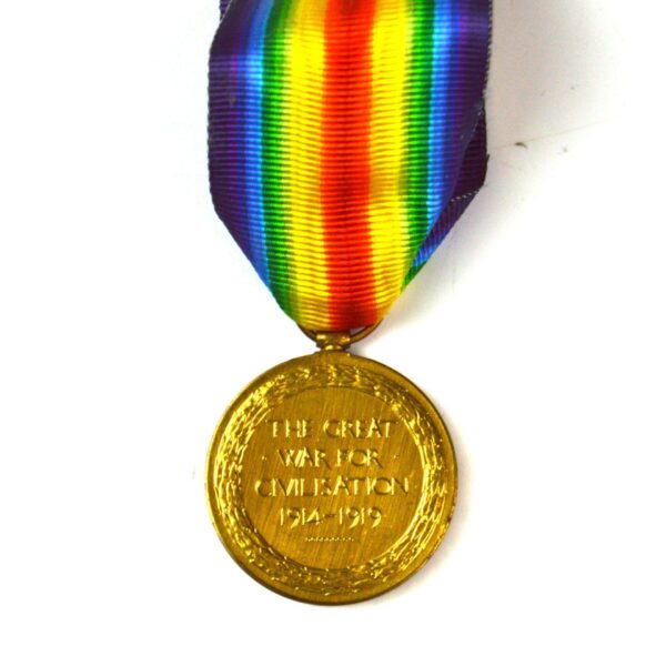 Victory Medal, Private Charles Thomas Hannam, Royal Army Medical Corps - Image 2