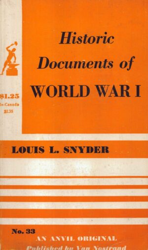 Historic Documents of World War I