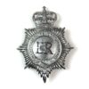 Hertfordshire Constabulary Chrome Helmet Plate, ERII