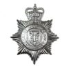 Cheshire Constabulary Chrome Helmet Plate, Queen's Crown