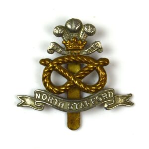 North Staffordshire Regiment Cap Badge, Original