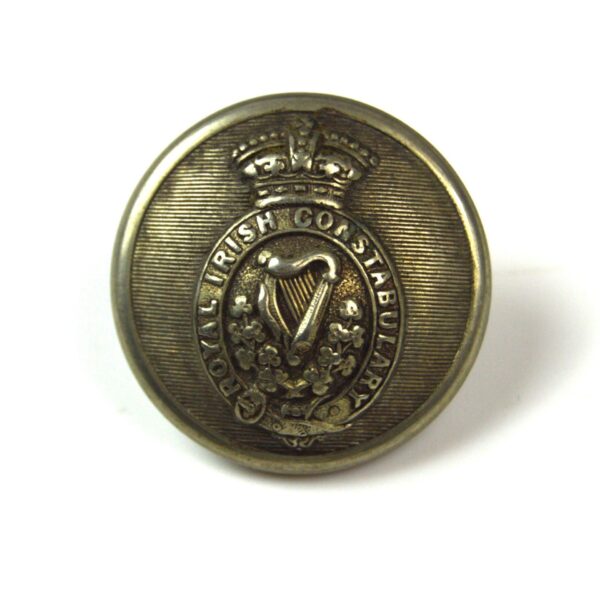Royal Irish Constabulary (1901-1921 Pattern) Button, King's Crown (25mm)