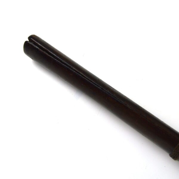 Indonesian Moro Kris in Wooden Scabbard - Image 6