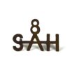8th South African Horse (1915-1918 Pattern) Brass Shoulder Title, Hand Cut