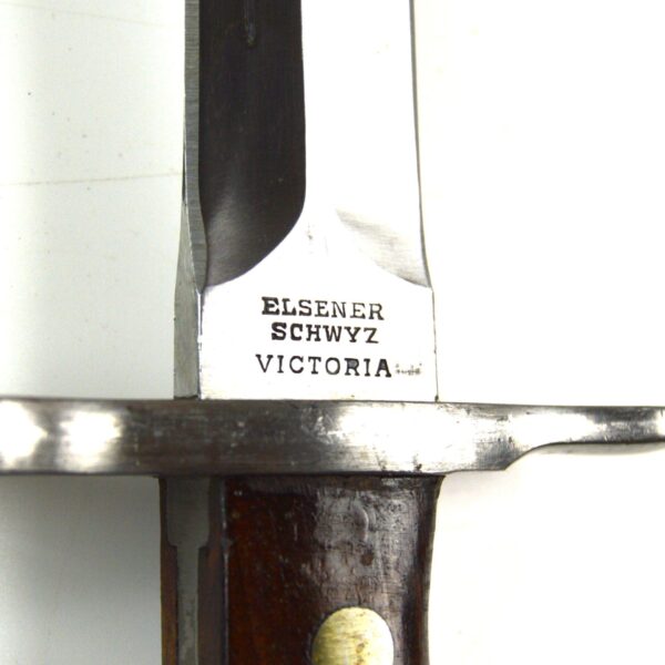 Swiss M1918/55 Schmidt-Rubin Bayonet in Steel Scabbard, by Victorinox AG - Image 7
