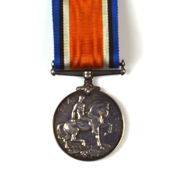 War Medal 1914-1919, Deck Hand E. W. Reynolds, Mercantile Fleet Auxiliary - Image 2