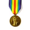Victory Medal, Gunner Frank Mills Baron, Royal Garrison Artillery