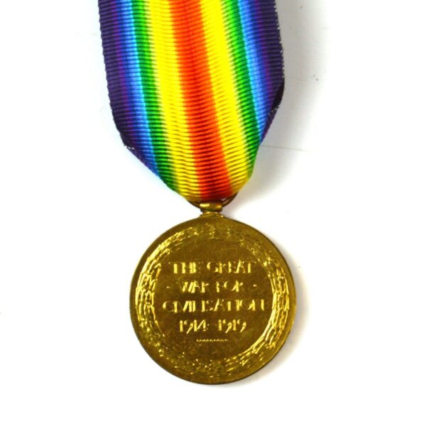 Victory Medal, Private Frederick Fryer, Royal Berkshire Regiment (Labour Corps) - Image 2
