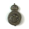 Cheshire Constabulary (Prince of Wales's Feathers Pattern) Chrome Cap Badge, King's Crown