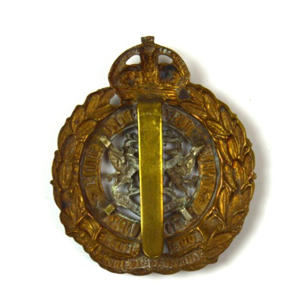 City of London Yeomanry (Rough Riders) Cap Badge, King's Crown, Original - Image 2
