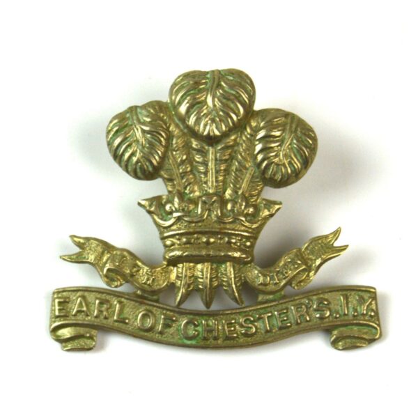 Cheshire (Earl of Chester's) Imperial Yeomanry (1st Pattern) Cap Badge, Original