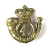 4th (General Service) Volunteer Rifles Cap Badge, Original