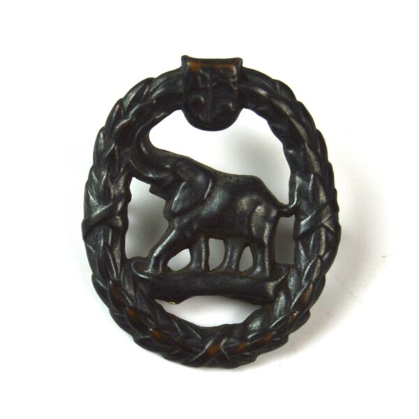 South African Corps of Signals (1942-47 Pattern) Copper Cap Badge, Original