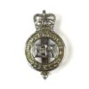 HM Prisons Nickel-Plated Cap Badge, ERII
