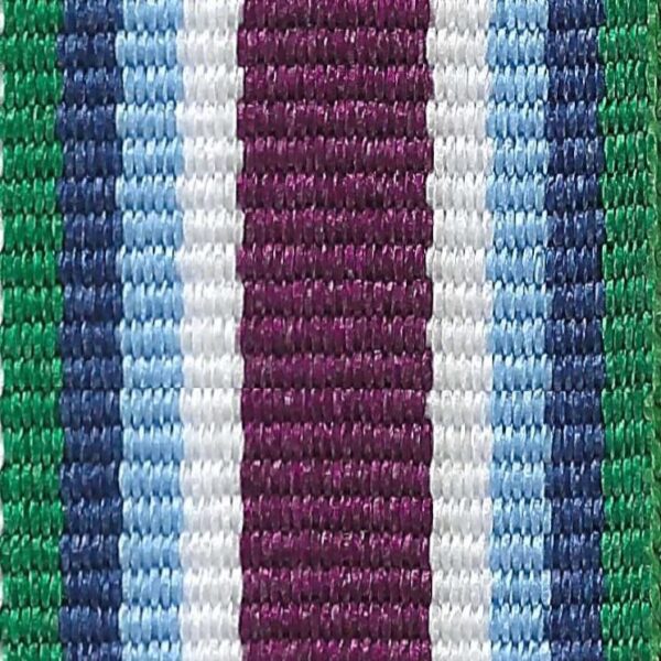 Wider Service Medal Ribbon, Miniature (16mm)