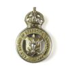 East Riding of Yorkshire Constabulary Nickel-Plated Cap Badge, King's Crown