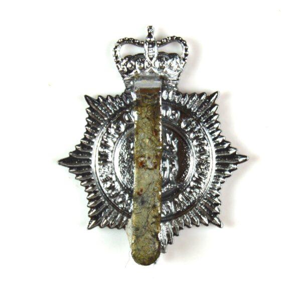 North Wales Police Enamel Cap Badge, Queen's Crown - Image 2