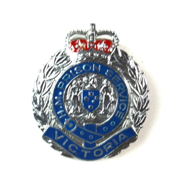Victoria HM Prison Service Cap Badge, Queen's Crown
