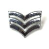 Police Sergeant's Chrome Rank Badge