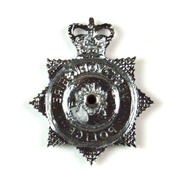 West Yorkshire Police Enamel and Chrome Cap Badge, Queen's Crown - Image 2