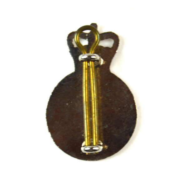 MOD Guard Service Enamelled Collar Badge, Queen's Crown - Image 2