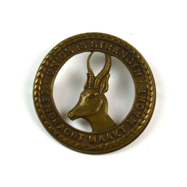 4th South African Infantry (1915-1919 Pattern) Cap Badge, Stamped Lugs