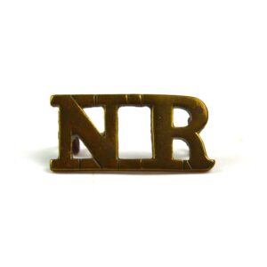 National Reserve Brass Shoulder Title