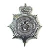 North Yorkshire Police Chrome Helmet Plate, Queen's Crown