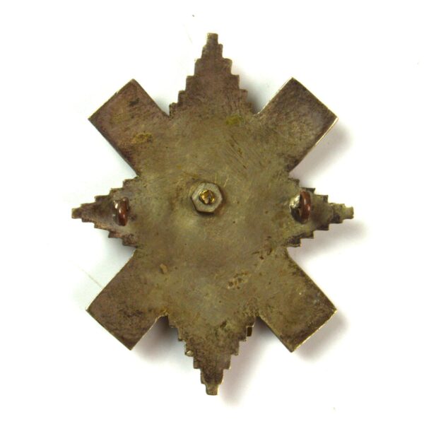 Royal Highlanders (Black Watch) Sergeant's Bimetal Glengarry Badge, King's Crown, Original - Image 2