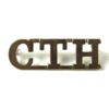 Cape Town Highlanders (CTH) White Metal Shoulder Title