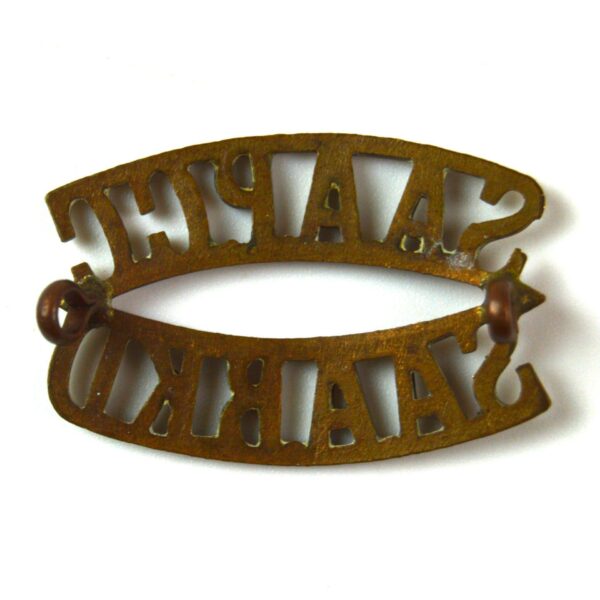South African Administrative Pay & Clerical Corps (SAAPCC/SAABKD) Brass Shoulder Title - Image 2