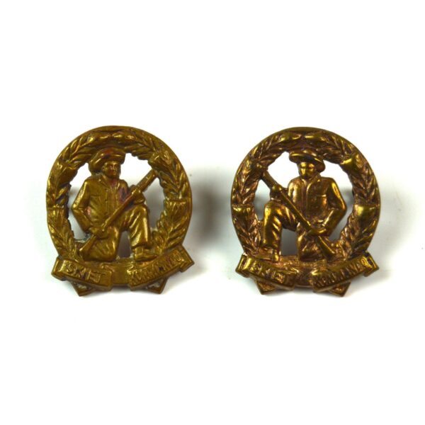 South Africa Citizen Force Infantry (Skiet Kommandos) (1954-63 Pattern) Brass Collar Badge, Pair