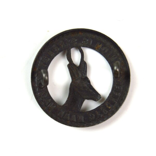 South African Union Defence Force General Service (1940-1945 Pattern) Steel Cap Badge - Image 2