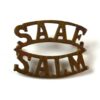 South African Air Force (SAAF/SALM) Brass Shoulder Title