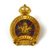 Canadian Legion of the British Empire Service League Cap Badge, Original, King's Crown