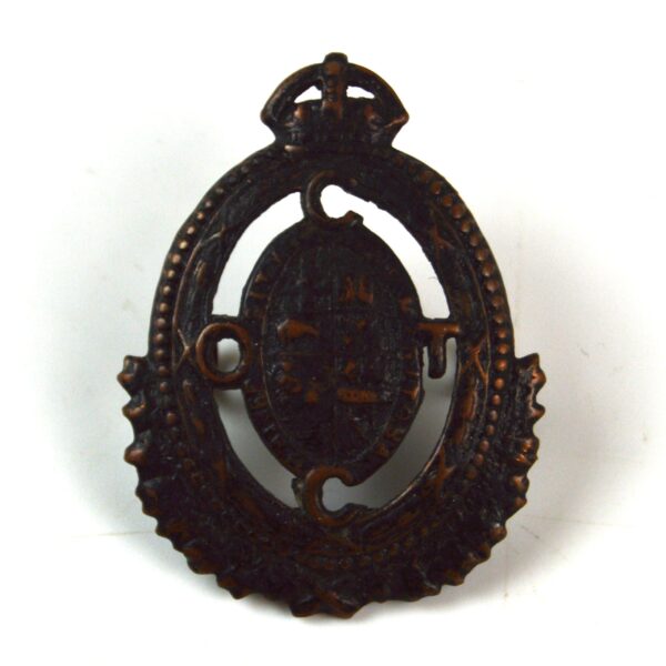 University Of Manitoba, Canadian Officer Training Corps Cap Badge, Original
