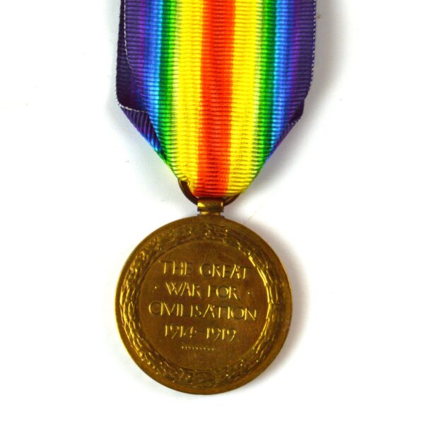 Victory Medal, Private Harold Henry Howes, Royal Army Medical Corps - Image 2