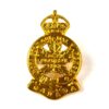 Canadian Royal Montreal Regiment Cap Badge, King's Crown, by J. R. Gaunt