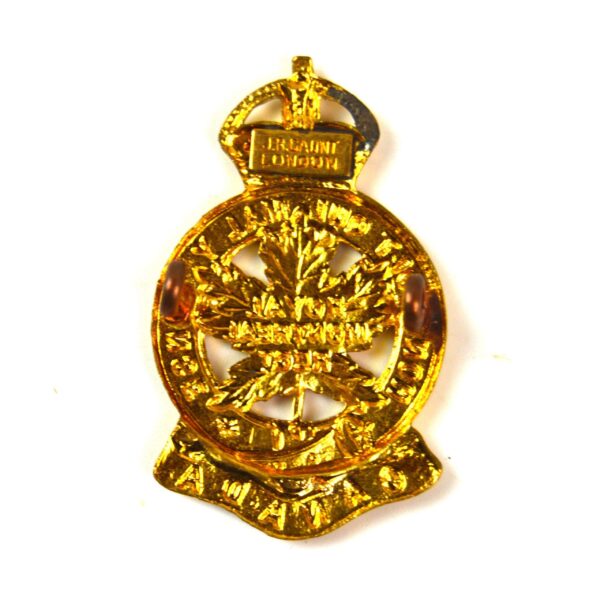 Canadian Royal Montreal Regiment Cap Badge, King's Crown, by J. R. Gaunt - Image 2