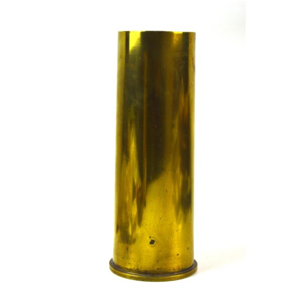 Shortened British 6 Pounder 7 Cwt Brass Shell Case, Dated 1942 - Image 2