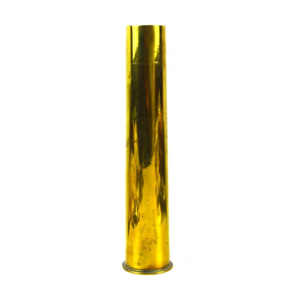 Shortened British 2 Pounder No. II Brass Shell Case, Dated 1942 - Image 2