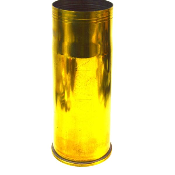British 76mm ARMDC RW/75 Brass Shell Case, Dated 1969 - Image 2