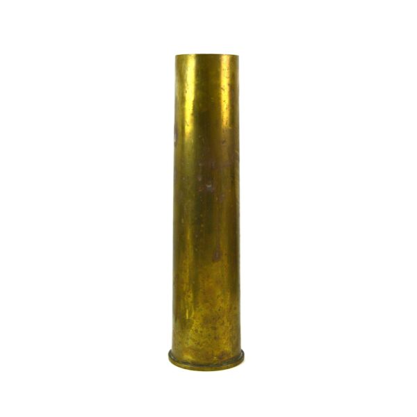 British 6 Pounder 7 Cwt Blank Brass Shell Case, Dated 1942