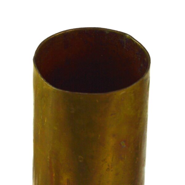 British 6 Pounder 7 Cwt Blank Brass Shell Case, Dated 1942 - Image 3