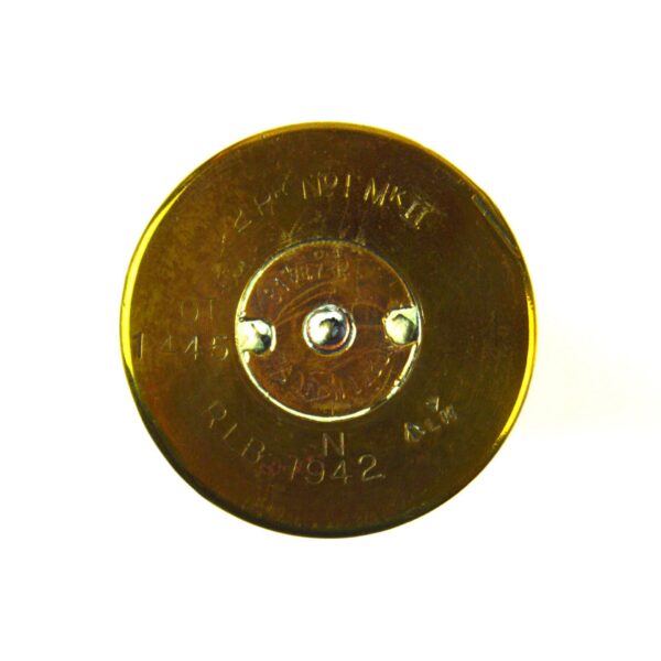 British Naval 2 Pounder No. I, Mk. II Brass Shell Case, Dated 1942 by Royal Laboratories, Birtley - Image 4