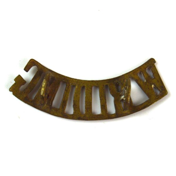 Duke of Wellington's Regiment (West Riding) (W. RIDING) (Pre-1915 Pattern) Shoulder Title - Image 2