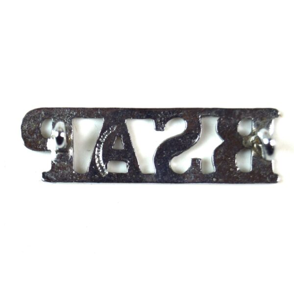 British South Africa Police (BSAP) Chrome Shoulder Title - Image 2